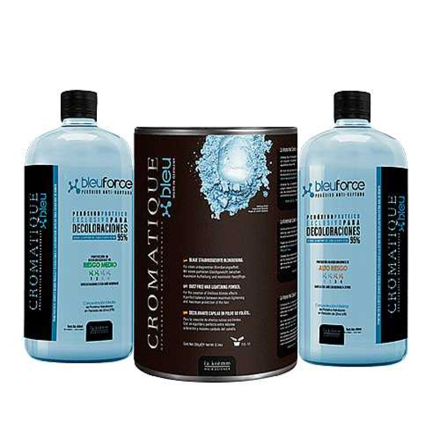 Cabello | La Kremm Decolorante Cromatique Bleu 350 Gr. Con 2 Peroxidos Alto -Medio