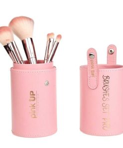 Rostro | Pink Up Set De Brochas Coleccion Cilindro Rosa Pink Up