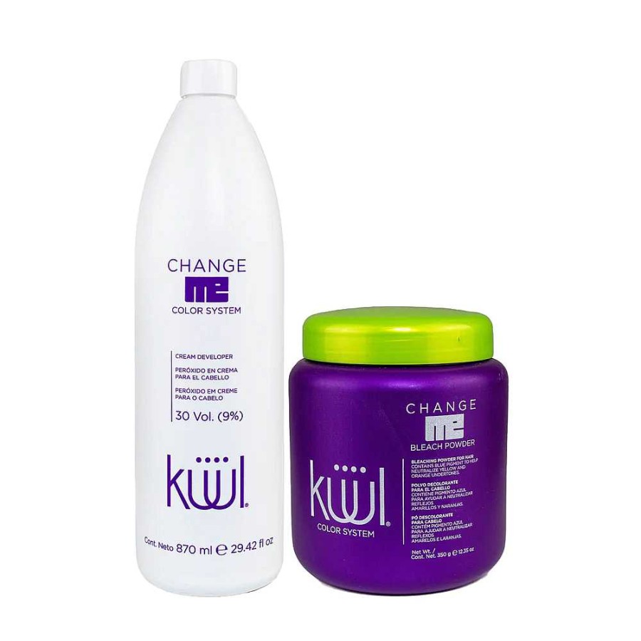 Cabello | Kuul Decolorante Kuul 350 Gr. C/Peroxido 870 Ml.