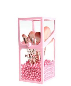 Rostro | Pink Up Set Brochas Coleccion Cofrecito Cristal Pinkup