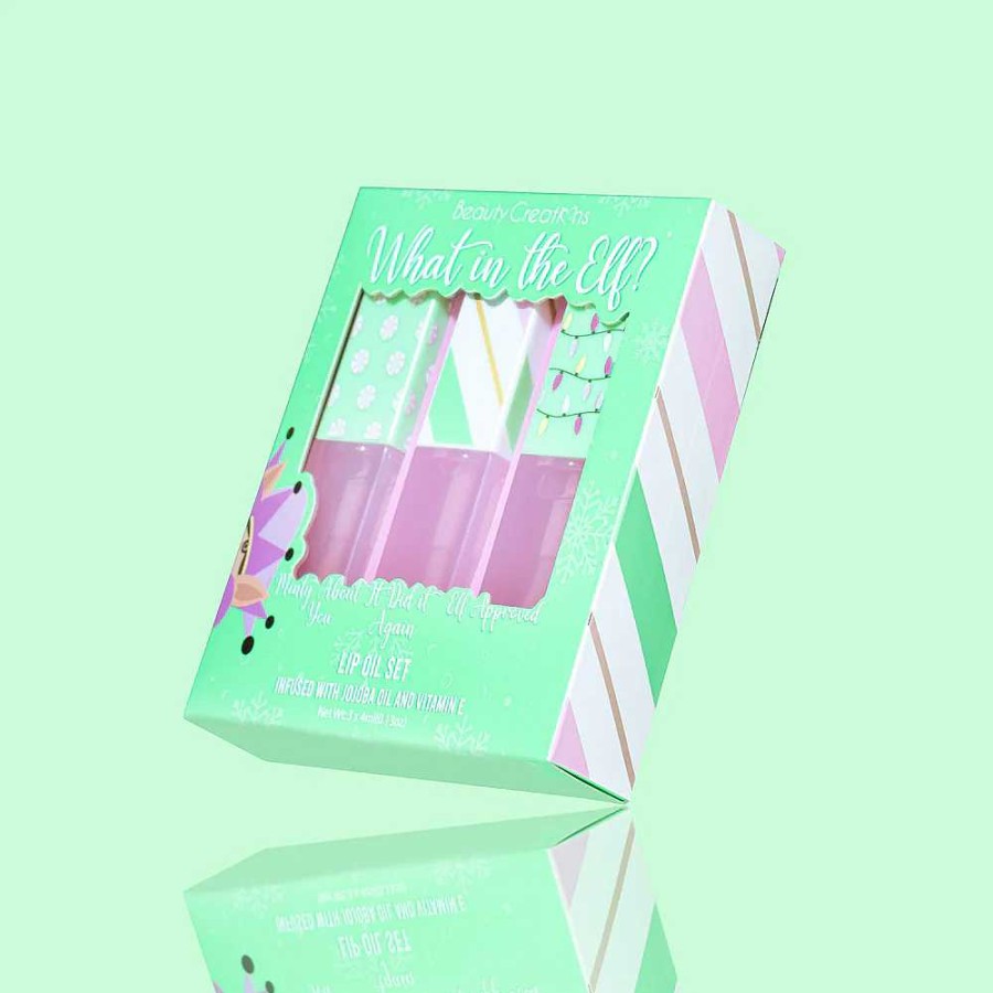 Rostro | Beauty Creations Set De Lip Oil (Menta,Fresa,Manzana) Beauty Creations