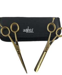 Cabello | Aashta Tijeras Profesionales 5.5 Dorado Picbsk-75