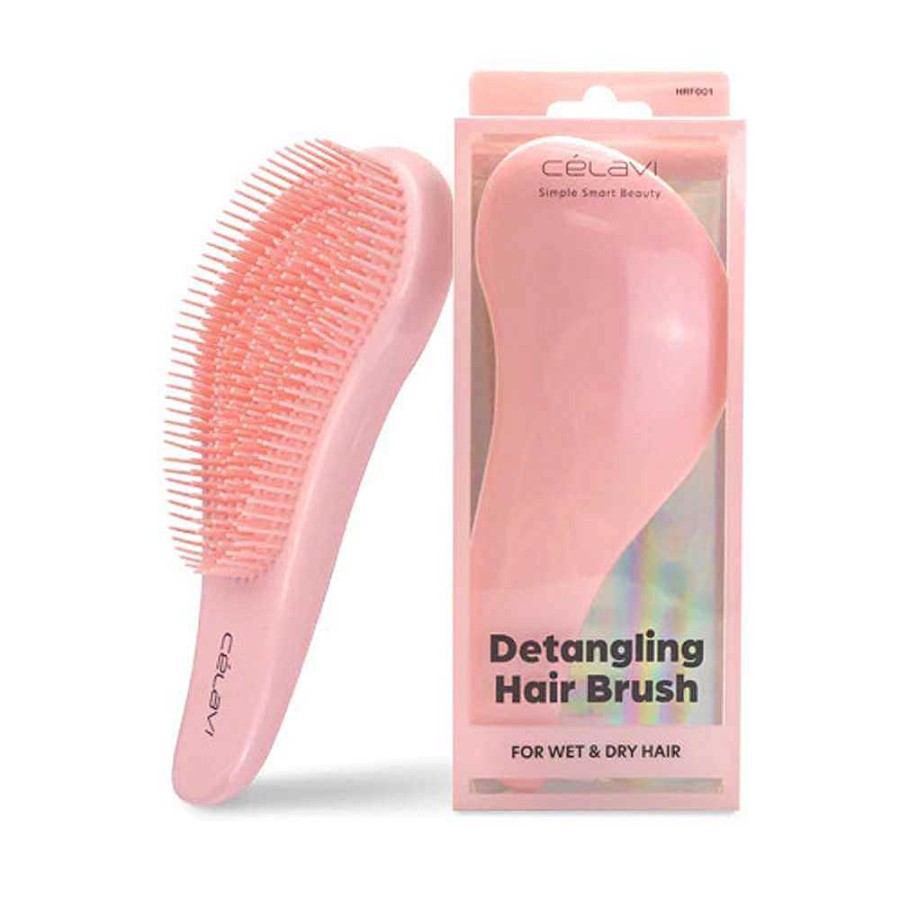 Cabello | Celavi Cepillo Celavi Hair Brush Rosa Pastel Hrf001